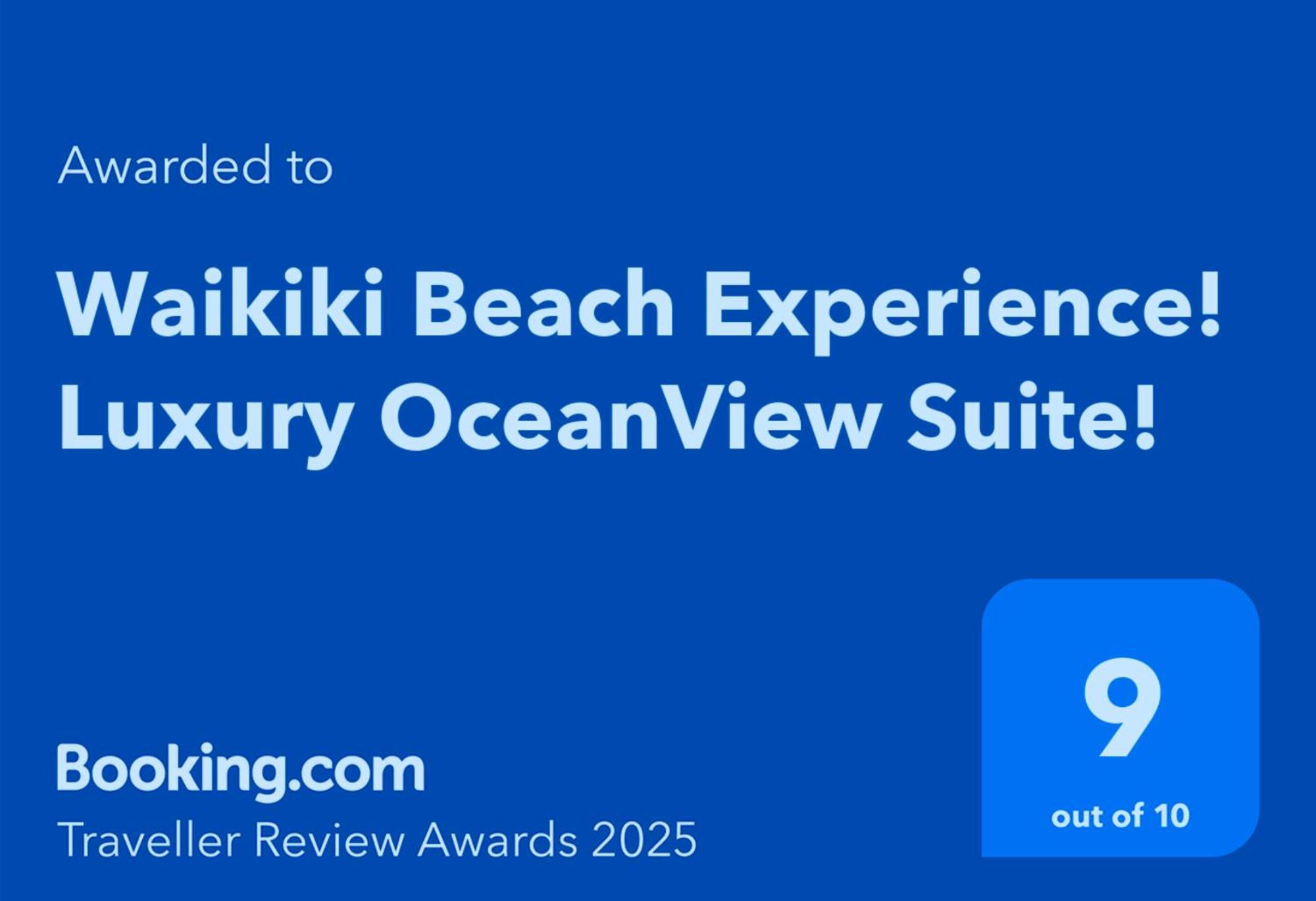 Waikiki Beach Experience! Luxury Oceanview Suite! Honolulu Zewnętrze zdjęcie